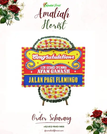 Sewa Papan Bunga Gedung Balairung UI Depok